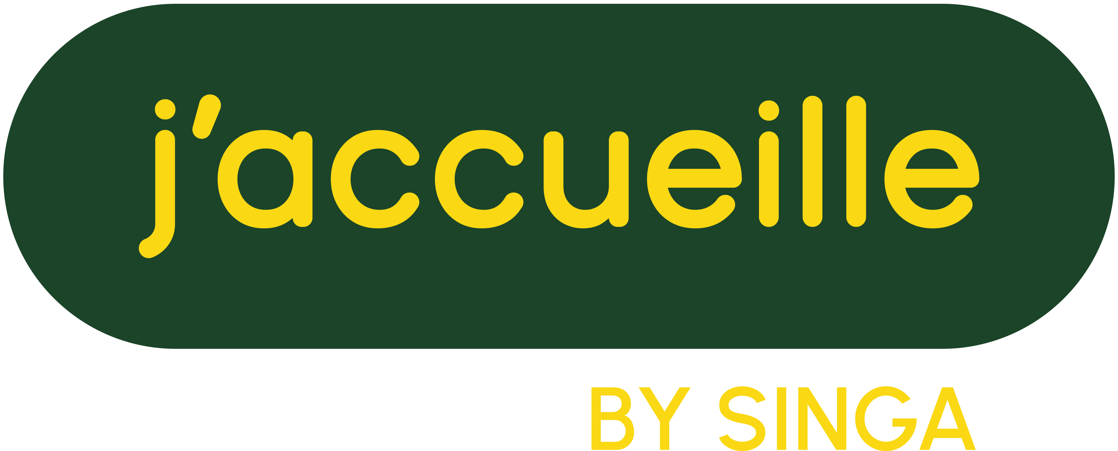 Logo de l'association J'accueille by Singa