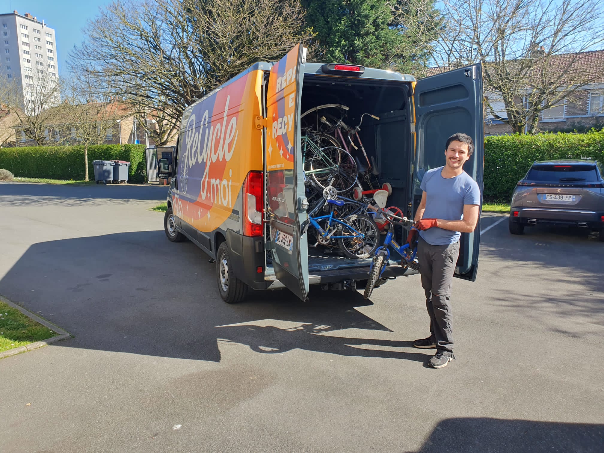Sortie de vélo extérieur