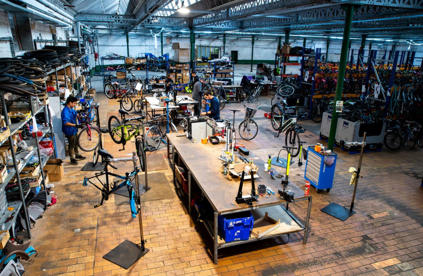 Atelier de réparation vélo