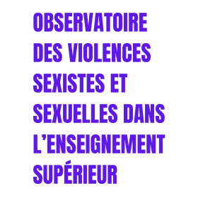 Logo de l'Observatoire des violences sexistes et sexuelles dans l'enseignement supérieur