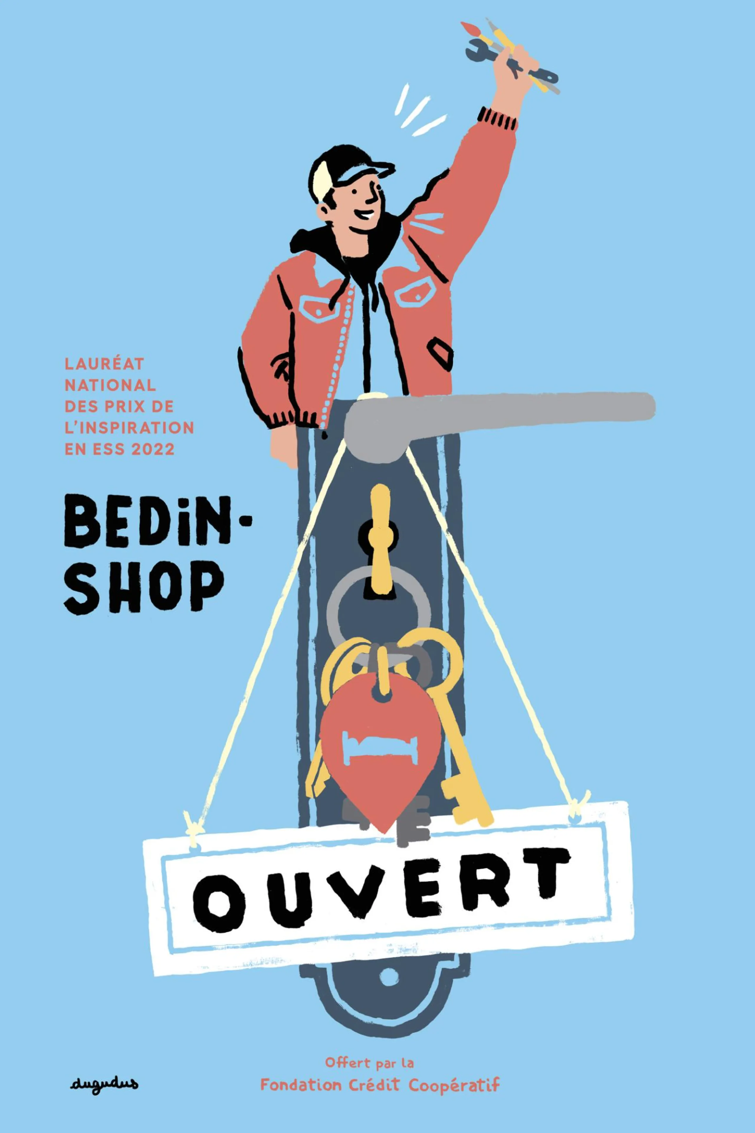 Affiche lauréat BedinShop Dugudus